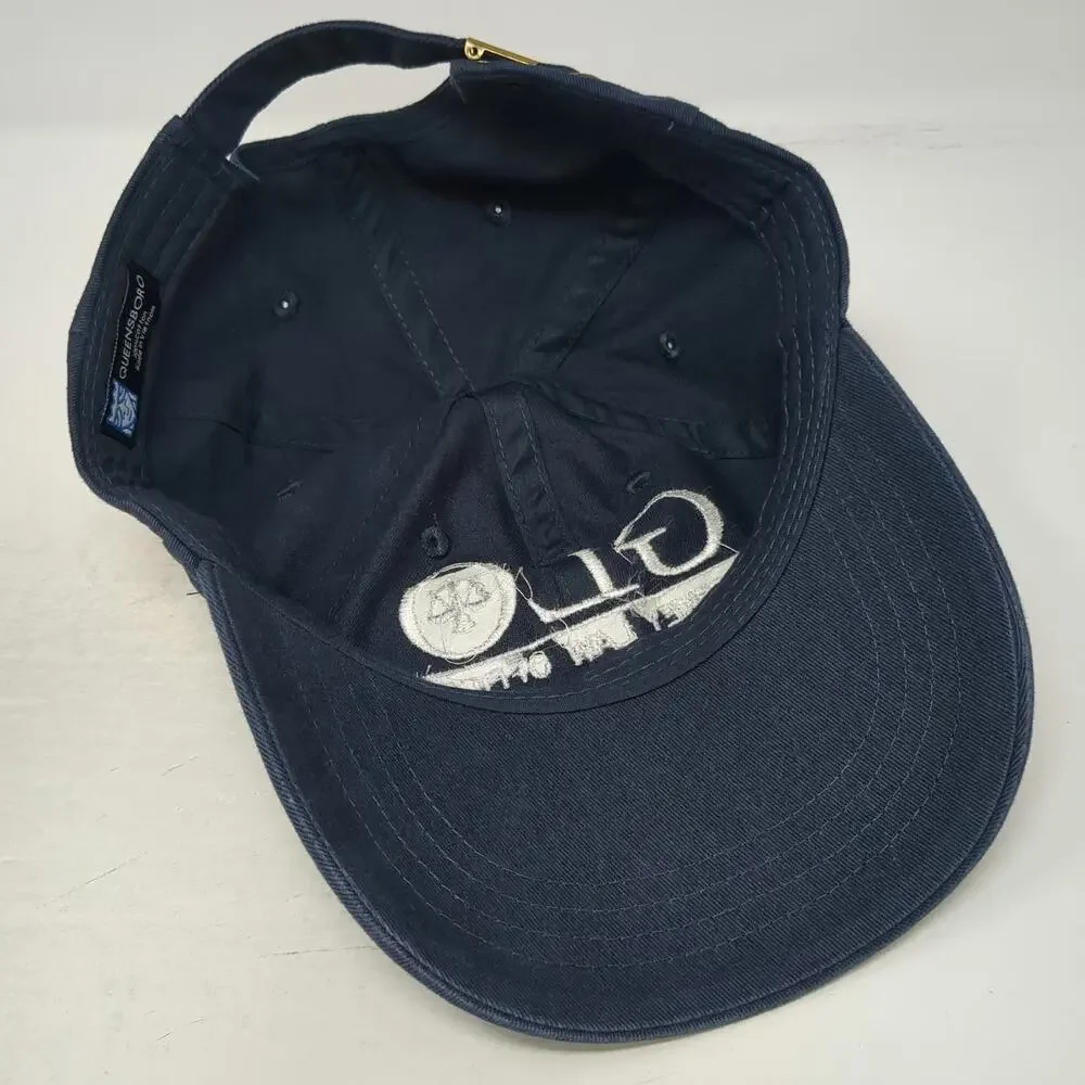 Queensboro Baseball Cap Blue One Size Gaffney Law Offices GLO Embroidered Hat